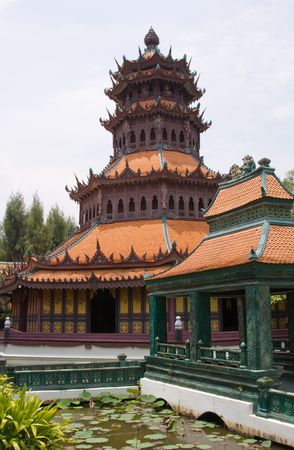 Pavilion in Thailandの写真素材