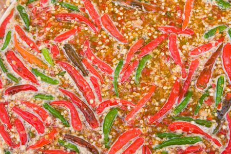 Thai chili sauceの写真素材