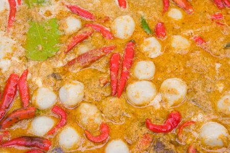 Thai chili soupの写真素材