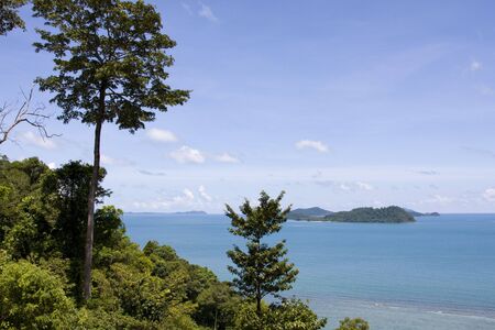 Scenic view from Koh Chang island. Thailand. の写真素材