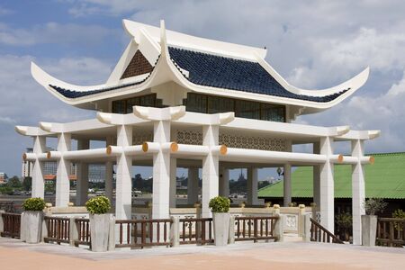 Chinese style arbor. Pattaya, Thailand.の写真素材