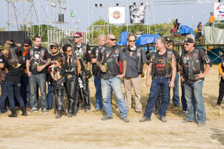 HUA HIN, THAILAND - DEC 4: Participants in Hua Hin Bike Week on December 4, 2010 in Hua Hin, Thailand . Bikers from all over Thailand came to Hua Hin.のeditorial素材