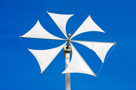 White wind turbine の写真素材