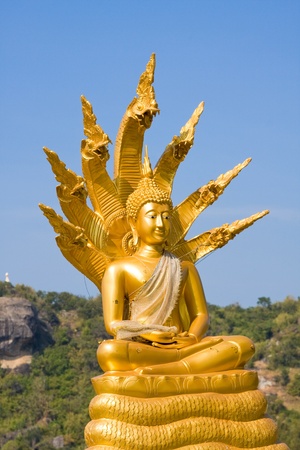 Statue of Buddha in Hua Hin, Thailandの写真素材