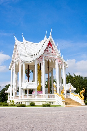 White Temple nearby Hua Hin, Thailand .の写真素材
