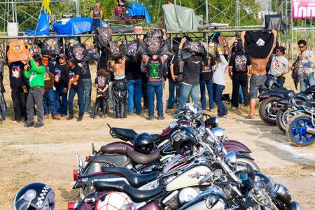 HUA HIN, THAILAND - DEC 4: Participants in Hua Hin Bike Week on December 4, 2010 in Hua Hin, Thailand . Bikers from all over Thailand came to Hua Hin. のeditorial素材