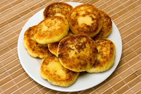 Delicious homemade cheesecakesの写真素材