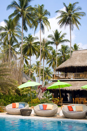 Beautiful tropical beach at island Koh Kood , Thailand .のeditorial素材