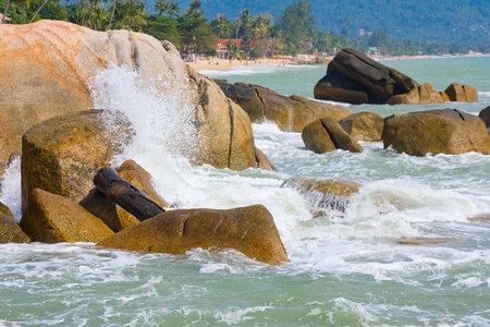 Summer beach of Thailand . Koh Samui .