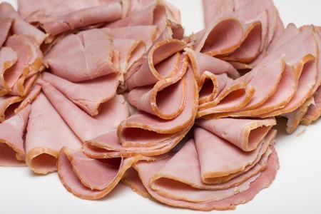 Sliced red meatの写真素材