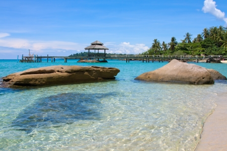 Beautiful tropical beach , Thailandの写真素材