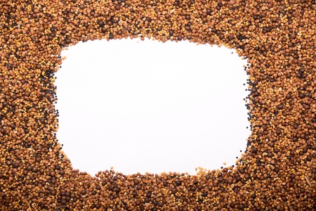 The frame of the mixed seedsの写真素材