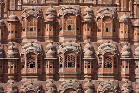 Hawa Mahal, the Palace of Winds, Jaipur, Rajasthan, India.の写真素材
