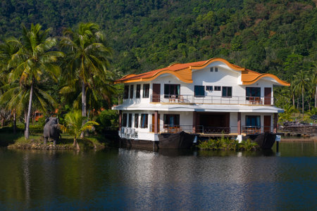 Exotic place in island Koh Chang ,Thailandのeditorial素材