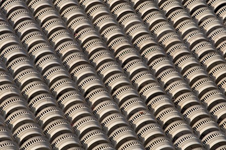 Urban house or building, facade pattern.の写真素材