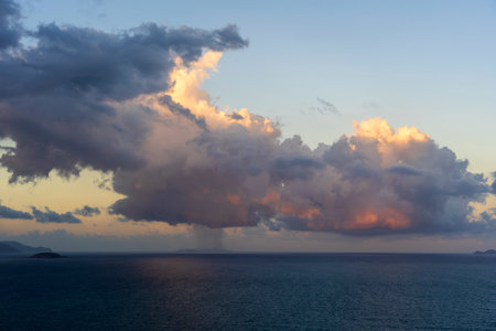 Landscape sunrise on Hon Chong cape, Nha Trang, Khanh Hoa Province, Vietnam. Travel and nature...