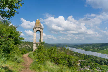 The Tower of Winds is an architectural monument of the 19th century in the village of Stroentsy, Rybnitsa region, Pridnestrovskaia Moldavskaia Respublika, Transnistria, Moldovaの写真素材