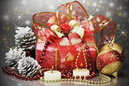gifts and other Christmas decorations