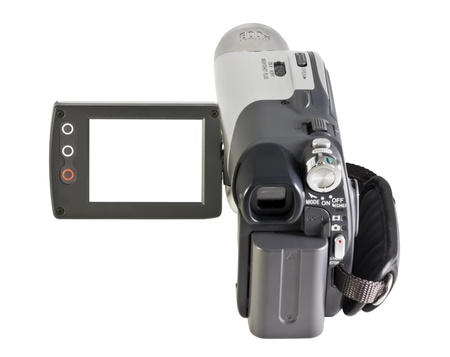 Modern video cameraの写真素材