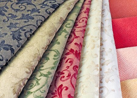 different in texture and composition of samples of materialの写真素材