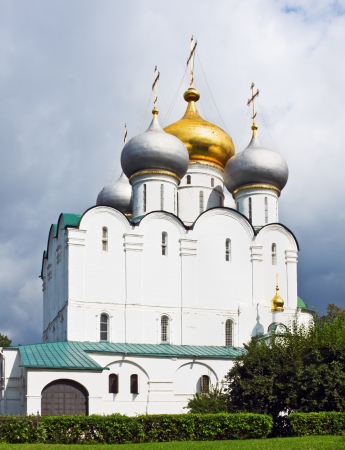 Cathedral of the Smolensk Icon of Our Lady of the Novodevichy Convent  Moscow, Russia の写真素材