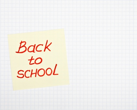 Writing-book with back to school textの写真素材