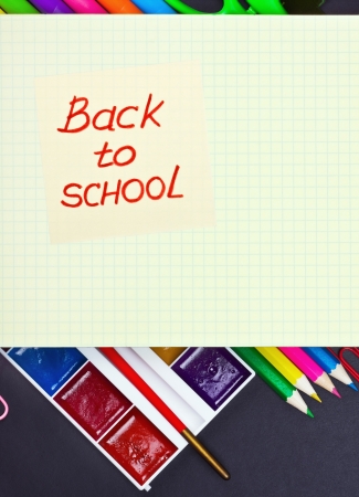 sticker with the words back to school on accessoriesの写真素材