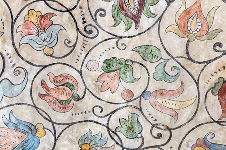 Moscow, Russia - August 7, 2016: interior of the church plate and the Pokrovsky Cathedral (St. Basil's Cathedral) in Moscowのeditorial素材