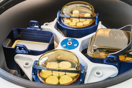 Medical device for measurements in the laboratory. Modern technologies in medical equipmentの写真素材