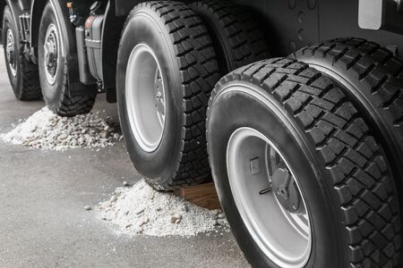 wheels and truck suspension truck or other construction equipment
