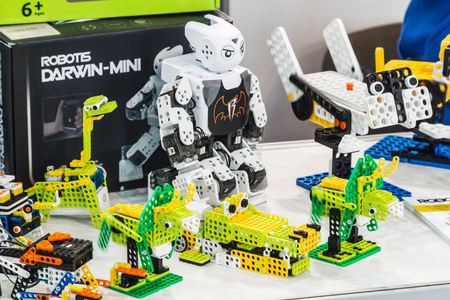 Moscow, Russia, November 4, 2016: The 4rd International Exhibition of Robotics and advanced technologies Robotics Expo in Moscow.のeditorial素材