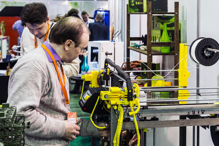 Moscow, Russia, November 17, 2016: 4th Annual International Conference and Exhibition of 3D printing...
