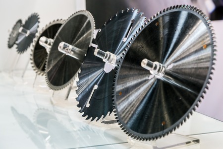 metal cutters for machining metal. shallow depth of field soft focusの写真素材