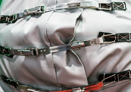 protective cover for pipes and various networks, water, gas, oil and lubricants.の写真素材