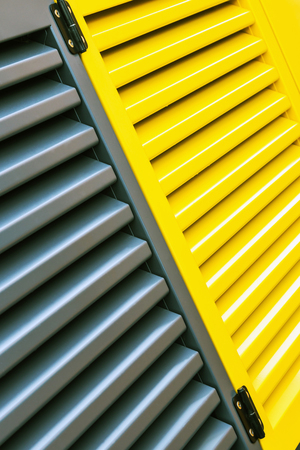 protective grille of tractor, bulldozer, excavator or other construction machineryの写真素材