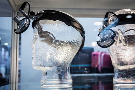 Moscow, Russia-December 4, 2018: 28th international exhibition of Medical equipment, medical products and consumables. exhibits at the exhibitionのeditorial素材