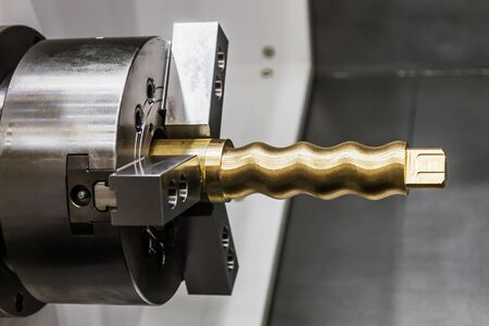 operation of the machine for processing metal. Parts and parts of machine tools for Metalworkingの写真素材