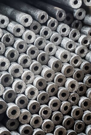Insulation for pipes made of polypropylene used for insulation in climate and other equipment and appliancesの写真素材