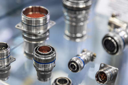 various types of connectors for microelectronics, communication systems and otherの写真素材