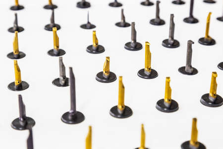 different in form and purpose of the turning toolsの写真素材