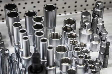 end heads of different sizes and types For screwdriversの写真素材