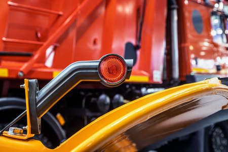twilight or stop lamp of a truck or tractorの写真素材