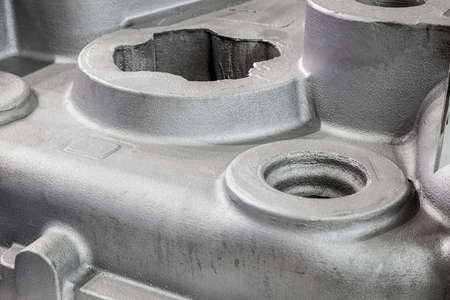 aluminum billet or mold for foundry production before machiningの写真素材
