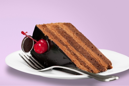 Cake, Chocolate Cake, Portion.