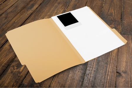 File, Profile, Paper.の写真素材