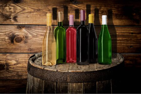 Glass, flute, isolated.の写真素材