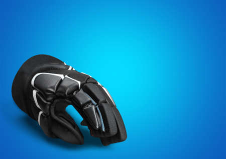 Ice Hockey, Sports Glove, White Background.の写真素材
