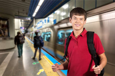 Travel, Student, Men.の写真素材