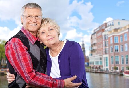 Senior Adult, Couple, Family.の写真素材
