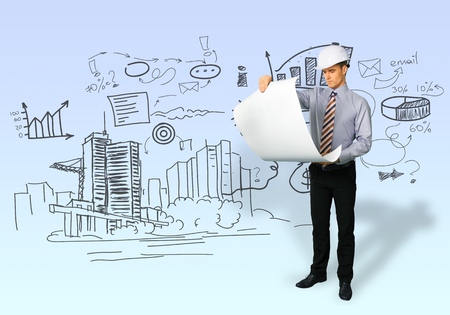 Drawing, draw, architect.の写真素材